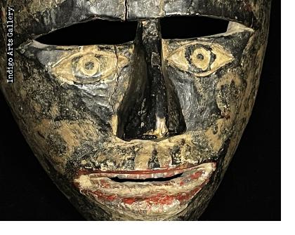 Antique Peruvian Negrito Dance Mask
