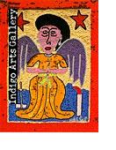 P-60 Angel Vodou Banner George Valris (Haiti, b. 1950) 1995, Sequinned banner P-60 Angel Vodou Banner George Valris (Haiti, b. 1950) 1995, Sequinned banner