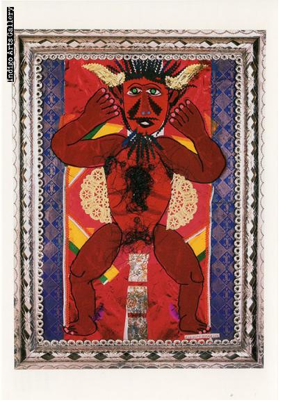 P-50  "Al Calor del Amor (In the Heat of love)"  Rodolfo Morales, 1996, collage.