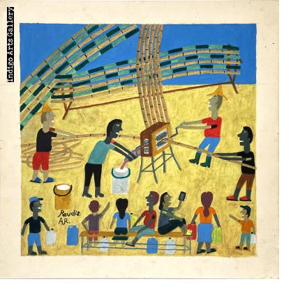La Guarapera (pressing sugar cane)