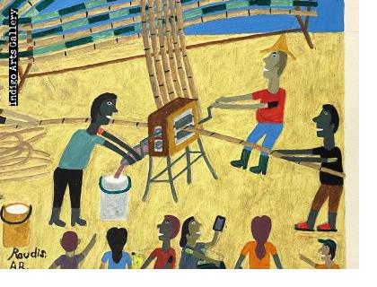 La Guarapera (pressing sugar cane)