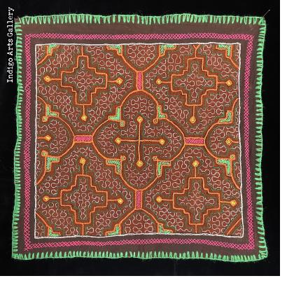 Embroidered "Kené" Shipibo Cloth