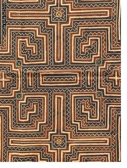 Vintage Embroidered Shipibo Cloth Falda