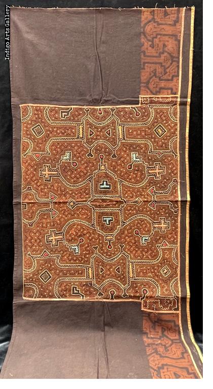 Vintage Embroidered Shipibo Cloth Falda