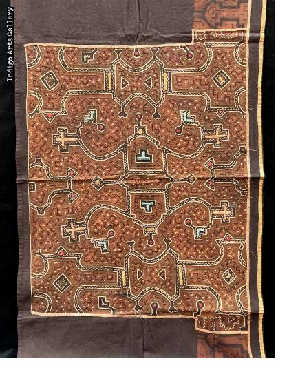 Vintage Embroidered Shipibo Cloth Falda