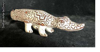 Shipibo Alligator Figure