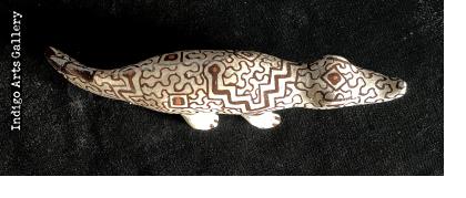 Shipibo Alligator Figure