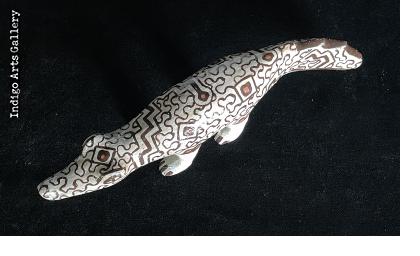 Shipibo Alligator Figure