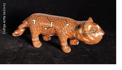 Shipibo Jaguar Figure