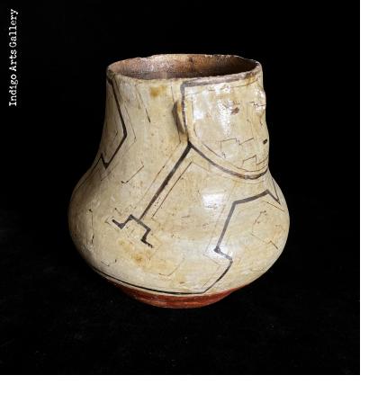 Antique Shipibo Vessel with Face