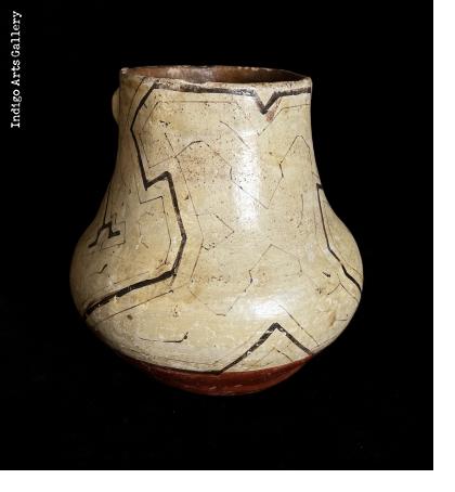 Antique Shipibo Vessel with Face