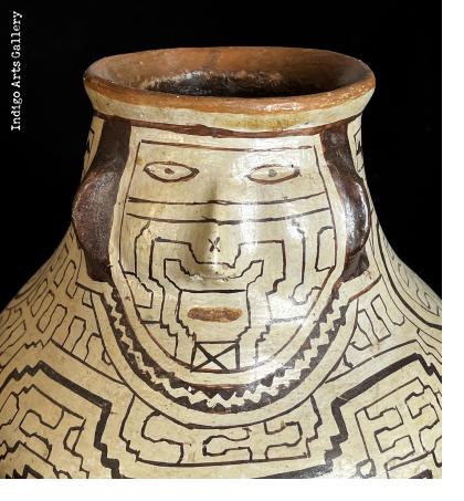 Shipibo Vessel with Face