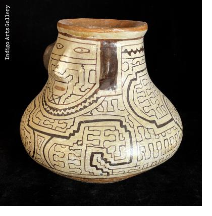 Shipibo Vessel with Face