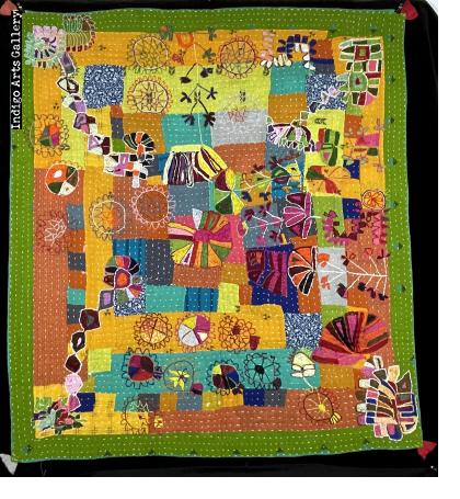Siddi Applique Kavand Quilt from Karnataka