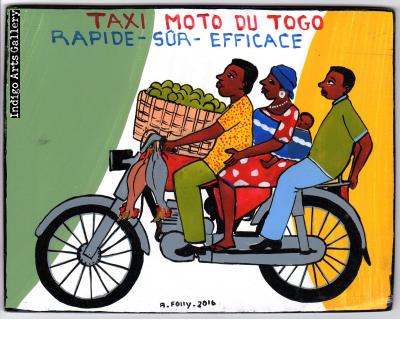 "Taxi Moto du Togo" Mini Signboard