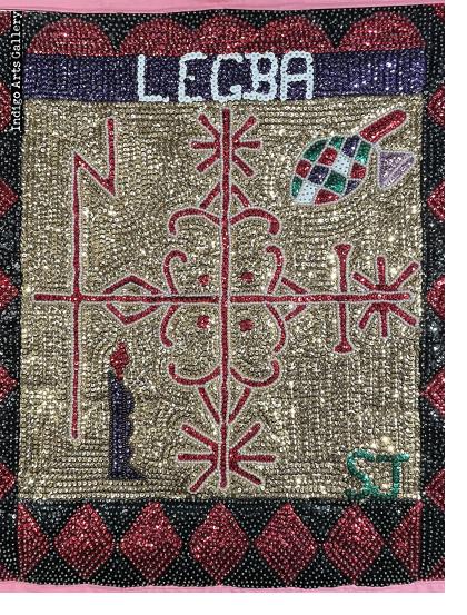 Legba - Vodou Flag