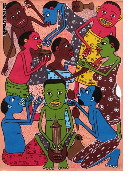 Tingatinga 20*20cm (14)