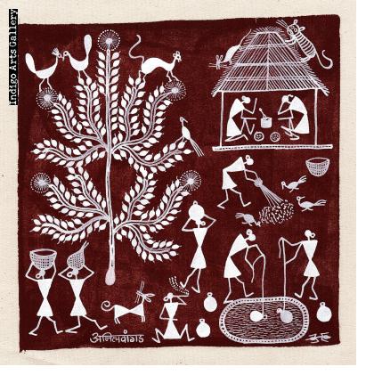 Warli paintings from India Indigo Arts