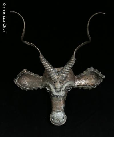 recycled metal sculpture from