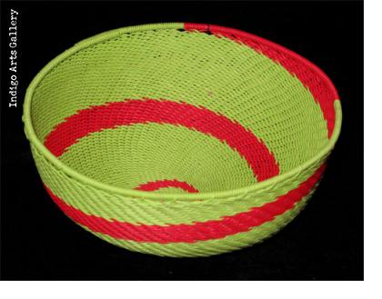 Imbenge Zulu Telephone Wire Basket (bowl shape)