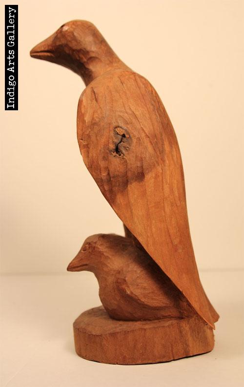 Mother Bird with Young | Indigo Arts