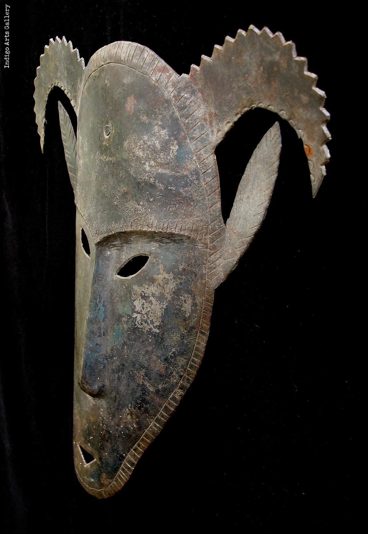 Djab - Vintage Haitian Steel Mask | Indigo Arts