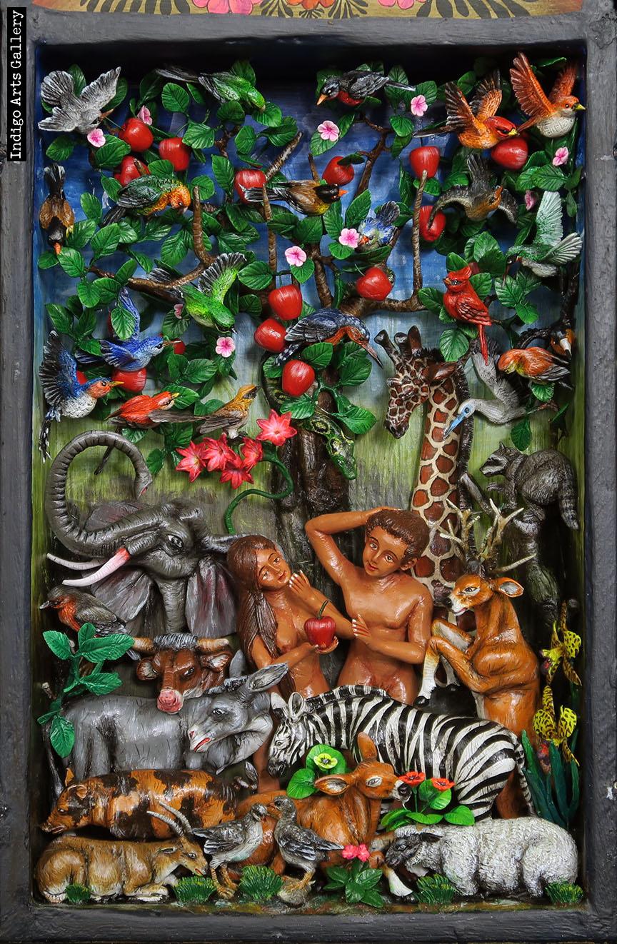 Garden of Eden - Retablo (version 4) | Indigo Arts