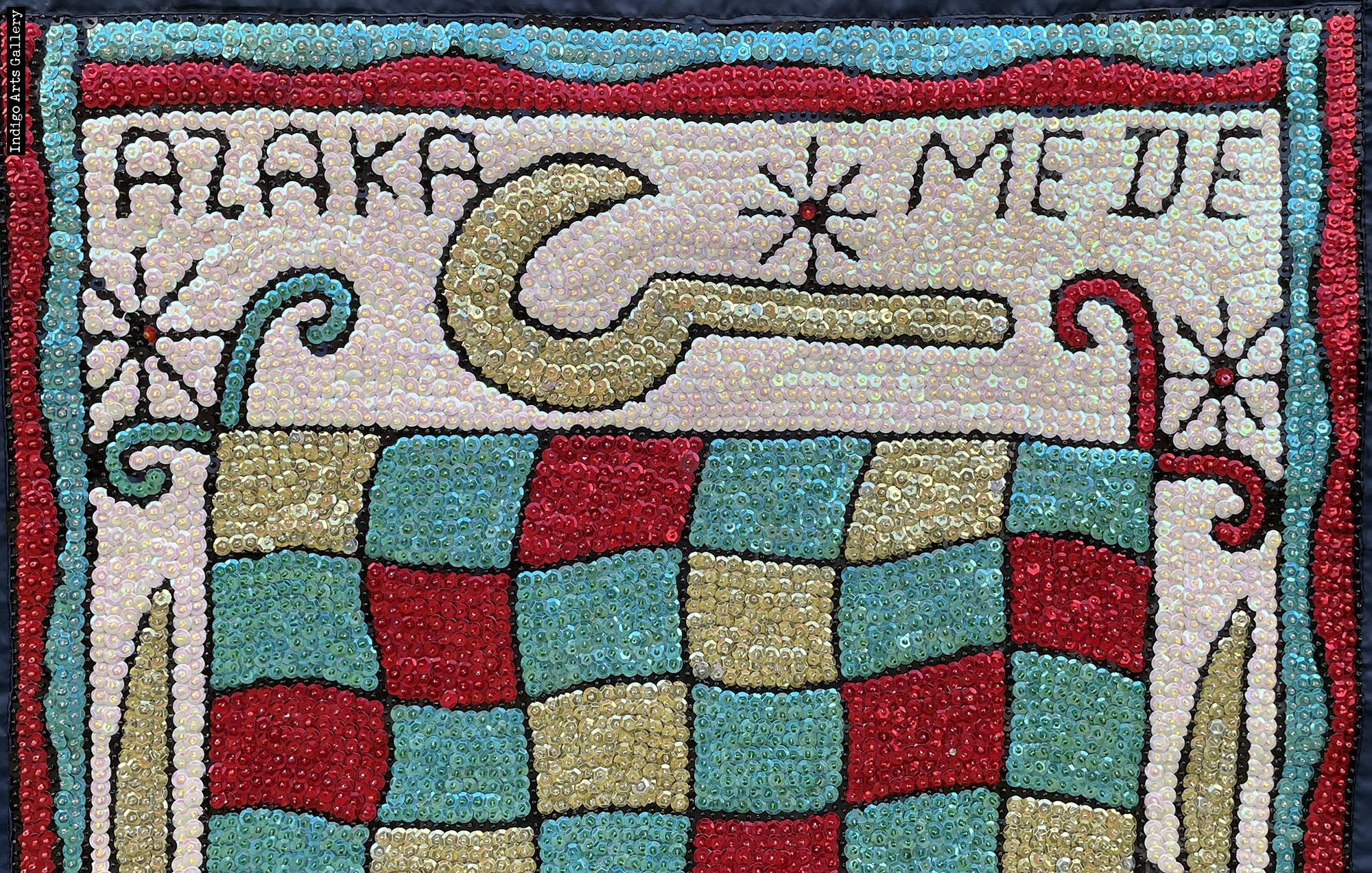 Azaka Mede Vodou Flag Indigo Arts azaka-mede-vodou-flag-indigo-arts
