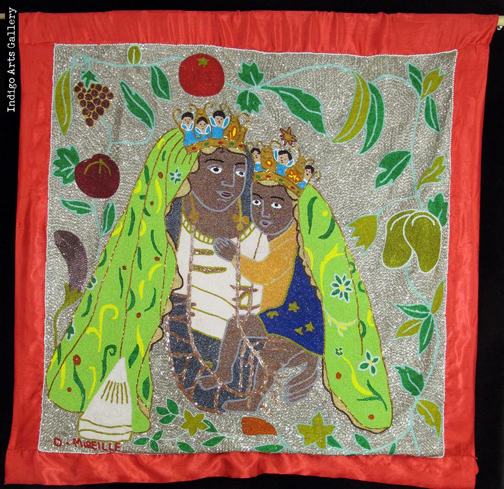 Erzulie Dantor - Vodou Flag | Indigo Arts