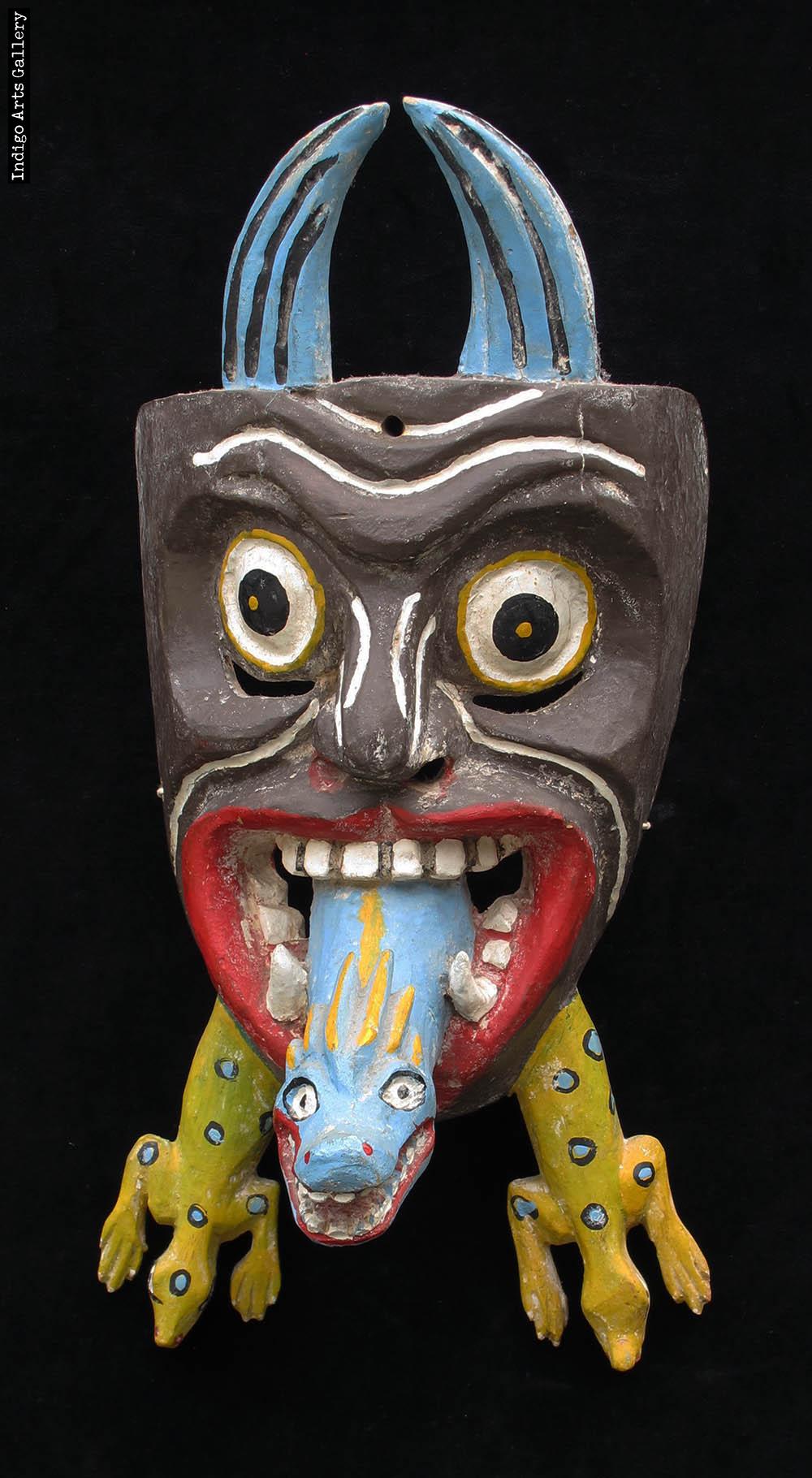 Diablo Mask with Reptiles | Indigo Arts