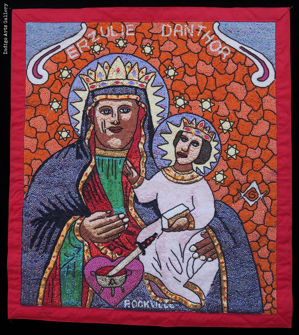 Erzulie Danthor - Vodou Flag | Indigo Arts