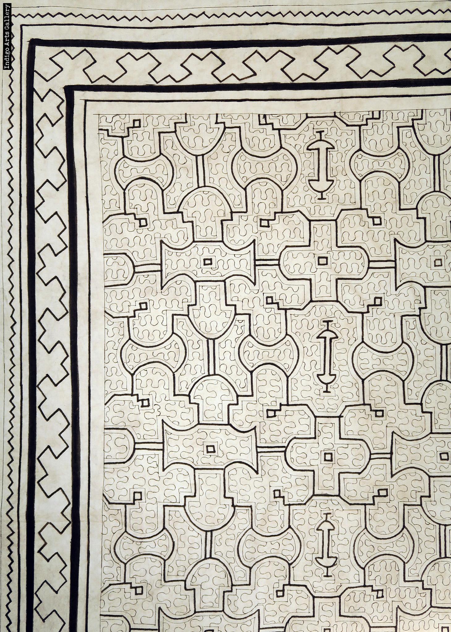Hand-drawn Shipibo Cloth | Indigo Arts