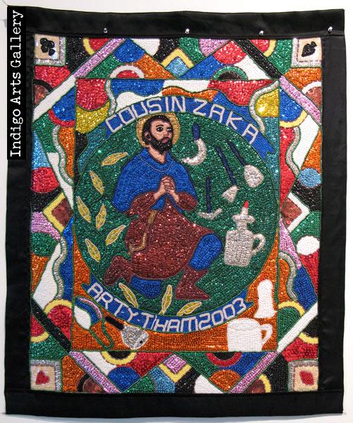 Cousin Zaka Vodou Banner | Indigo Arts