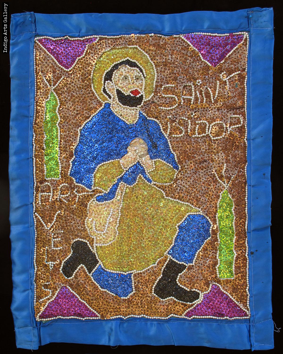 St. Isidor - Vodou Flag | Indigo Arts