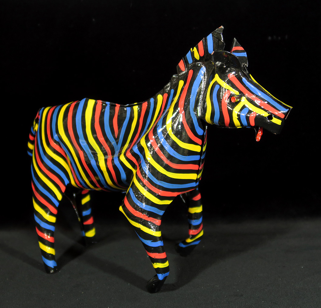 Painted Zebra (large size) Indigo Arts